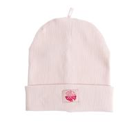 Little Plane Girl Beanie - Light Pink