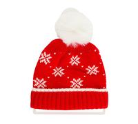 Little Plane Unisex Christmas Beanie - Red