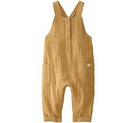 Little Planet by Carter's Baby Organic Cotton Gauze Jumpsuit, Ocher, 9 Meses