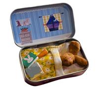 Little Pocket Bunny, Easter Basket Stuffer, DIY Pet Bunny Adoption, Easters Baskets Decorative Boxes, Easter Gifts for Kids, Personalised Mini Plush House with Greeting Card and Box (Dark Brown)