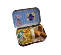 Little Pocket Bunny, Easter Mini Plush Bunny Play,Bunny in a Tin,EasterGifts for Kids,Cute Bunny EasterGift Ornaments Gift for Kids Friend (brown)