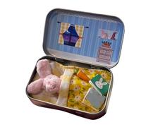 Little Pocket Bunny, Personalized Mini Bunny Pocket Hug Gift with Greeting Card and Box, Easter Basket Stuffer, Cute Plushies Easter Bunny Gift for Family and Friends, Anxiety Comfort (Pink-2)