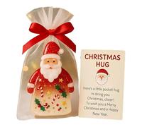 Little Pocket Christmas Hug, A Christmas Souvenir to Comfort Sadness, Santa Claus Pocket Hug, With Encouragement Card, An Inspirational Souvenir for Friends, Family and Children