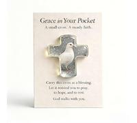 Little Pocket Cross Hug Gift,Easter Pocket Hugs Token with Greeting Cards,Miniature Christian Pockets Cross for Faith,Prayer &Hope,Easters Exchange Gifts for Party Favor,Christian Baptism Gift