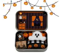 Little Pocket Ghost - 2.36x1.18 Inches In Tin Halloween Home Decor