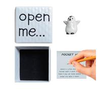 Little Pocket Penguin - Portable Encouragement Keepsake,Holiday Motivational Cards,for Kids Teens Adults Students Colleagues Employees Graduates Home Travel Wedding Birthday Christmas