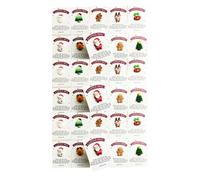 Little Pocket santa Hug Christmas cards Holiday Atmosphere Ornament Mini For kids gift xmas Cards decoration gift cute pocket Pockets hugs elegant hug little Hugs,Christmas Series Friends,10 K