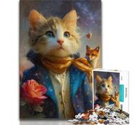 Little Prince Dog Jigsaw Puzzles for Adults 1000 Piece Puzzle,Challenging Game And Family Play Wall Decoration Unique Birthday And Xmas Gifts (38x26cm)