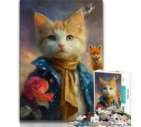 Little Prince Dog Jigsaw Puzzles for Adults Teenagers Jigsaws Puzzle,Challenging Game And Family Play for Is Ideal As A Gift for The Whole Family 50x75cm