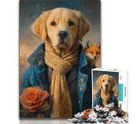 Little Prince Dog Jigsaw Puzzles for Teenagers 1000,Help The Brain Exercise Addictive Toys to Cultivate Patience A Work of Art 50x75cm