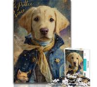 Little Prince Dog JigsawPuzzle 1000 Pieces for Teenagers,Brain Teaser Game Wall Decoration Unique Birthday And Xmas Gifts (50x75cm)