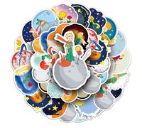 Little Princes Sticker Rose & Fox & Prince Figure Graffiti Decal for Tablet Cup Skateboard Bike Helmet Decoration 50pcs