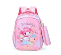 Little Princess Kawaii School Bag, Lightweight Spine Protection Children's School Bag Suitable for First and Second Grade Primary School Students,Pink 2