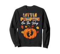 Little Pumpkin On The Way Fall Pregnancy Reveal Sweatshirt