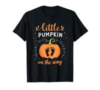 Little Pumpkin On The Way Pregnancy Announcement Funny Cute T-Shirt