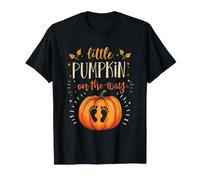 Little Pumpkin On The Way Pregnancy Announcement Halloween T-Shirt