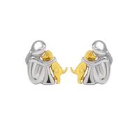 Little Puppy Stud Earrings Cute Pet Animal Jewelry Women Hug Cuddle Dog Necklace Puppy Dog Earrings Necklace for Women, EXTRA, Zinc, No Gemstone