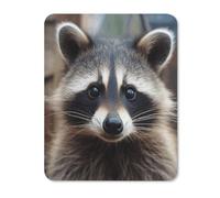 Little Raccoon Face Mouse Pad Thin Mouse Mat 13.68