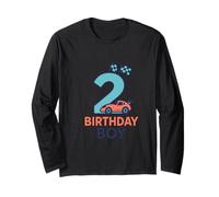 Little Racer 2nd Birthday Theme Long Sleeve T-Shirt