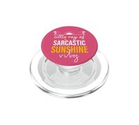 Little Ray of Sarcastic Sunshine Hello Summer Vibes Beach PopSockets PopGrip for MagSafe