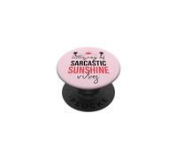 Little Ray of Sarcastic Sunshine Hello Summer Vibes Vacation PopSockets Adhesive PopGrip