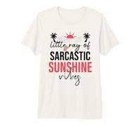 Little Ray of Sarcastic Sunshine Hello Summer Vibes Vacation Premium T-Shirt