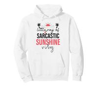 Little Ray of Sarcastic Sunshine Hello Summer Vibes Vacation Pullover Hoodie