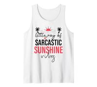 Little Ray of Sarcastic Sunshine Hello Summer Vibes Vacation Tank Top