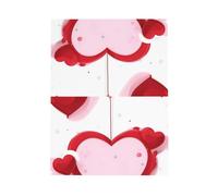 Little Red Heart Greeting Card, Blank Card With Envelope, 4x6 Inches (Approx. 10x15 Cm), For Events, Weddings,& Birthdays.