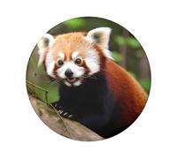 Little Red Panda Button Pins 1 Pc, 2.4 Inch Round Button Badges Metal Personalized Picture Photo Pin Buttons Kit For Craft Supplies Christmas Diy Party Projects, One Size, no gemstone