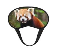 Little Red Panda Sleep Mask Soft Comfortable Eye Mask with Adjustable Strapblackout Eye Sleep Shade Cover for Women Girls Men Travel Yoga Nap Shift Work