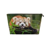 Little Red Panda Vagilo Leather Toiletry Bag - Stylish & Durable Toiletry Kit for Travelers, Cosmetic Organizer, Makeup Bag, Carry-On, Portable Organizer, Zippered Pouch