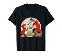 Little Red Riding Hood Fairy Tale Wolf Fairy Tale Figure Children Cute T-Shirt
