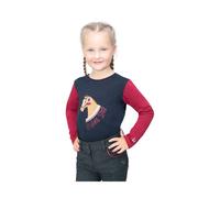 Little Rider Riding Star Collection Long Sleeve T-Shirt for Kids Navy/Burgundy - 5-6 Years Old