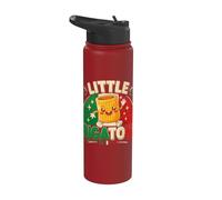 Little Rigatoni Italian Pasta Lover Quote Stainless Steel Insulated Water Bottle
