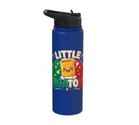 Little Rigatoni Italian Pasta Lover Quote Stainless Steel Insulated Water Bottle