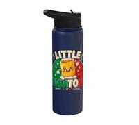 Little Rigatoni Italian Pasta Lover Quote Stainless Steel Insulated Water Bottle