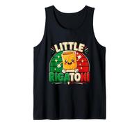 Little Rigatoni Italian Pasta Lover Quote Tank Top