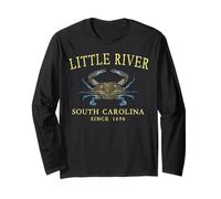 Little River South Carolina Blue Crab Since 1696 Yellow Long Sleeve T-Shirt