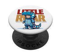 Little Roar Baby Dinosaur Fun Character Cute Playful Kid PopSockets Adhesive PopGrip
