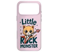 Little Rock Monster - Cute Guitar Cats Motif Case for iPhone 17 Pro Max