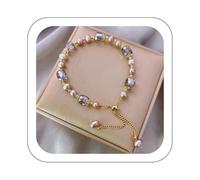 Little Romance Sterling Silver Bracelets for Women, Beautiful Lridescents Auroras Borealiss Elementals Crystal Bracelet Jewelry Gift For Friends And Lovers Christmas Birthday Gifts For Women