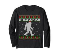 Little Sasquatch Bigfoot Ugly Christmas Sweaters Xmas Long Sleeve T-Shirt