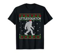 Little Sasquatch Bigfoot Ugly Christmas Sweaters Xmas T-Shirt