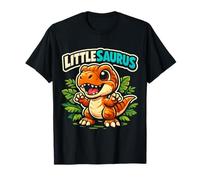 Little Saurus Kawaii T Rex Cute Baby Dinosaur T-Shirt