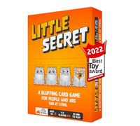 LITTLE SECRET | Bluffing Board Game for Family and Friends | An Exploding Kittens Card Game Collaboration | Award-Winning Board Game for 4-9 players