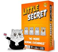 LITTLE SECRET | Bluffing Board Game for Family and Friends | An Exploding Kittens Card Game Collaboration | Award-Winning Board Game for 4-9 players