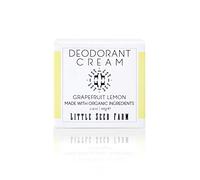 Little Seed Farm All Natural Deodorant Cream Aluminum Free Deodorant for Women or Men 2.4 Ounce - Grapefruit Lemon