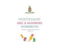 Little Seed Learning : Montessori ABC & Numbers Tracing Workbook: Tracing, Writing & Coloring Practice for Preschool and Kindergarten