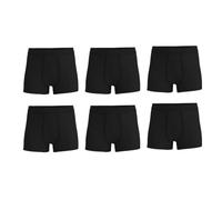 Little Ships 6 Pack Cotton Boxers - Comfortable Boys Boxer Shorts - Soft Anti Chafing Underwear - Multipack Kids Boxers Briefs (UK, Age 9-10 Years, Regular, Black)